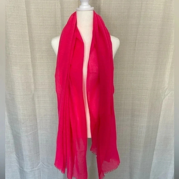 Women's H&M Bright Pink Scarf - Picture 1 of 3